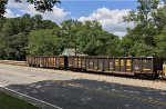 CSXT gondolas 484414 and 485784